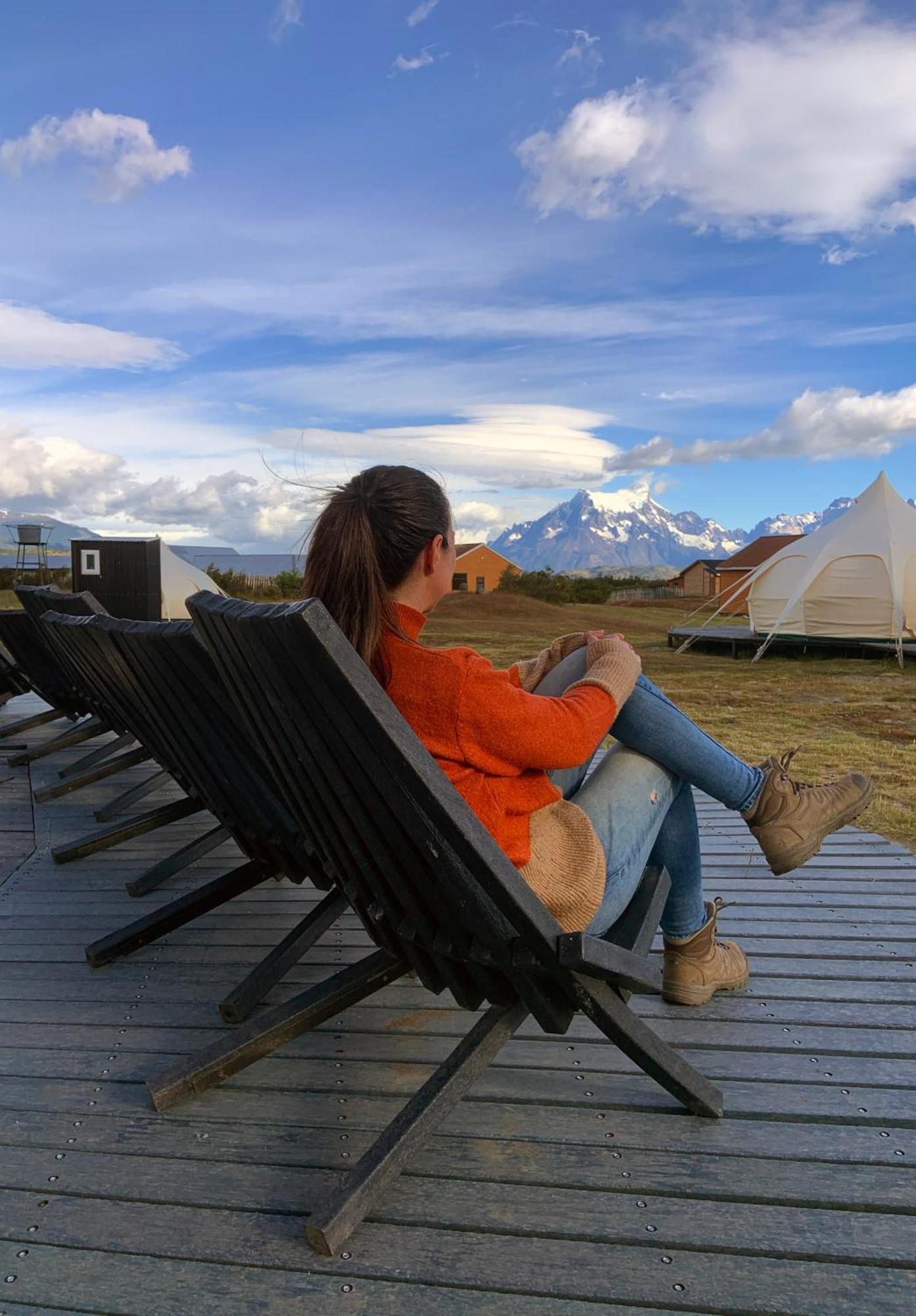Chilenativo Riverside Camp Torres del Paine National Park Buitenkant foto